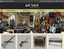 Tablet Screenshot of get-back.com.ar